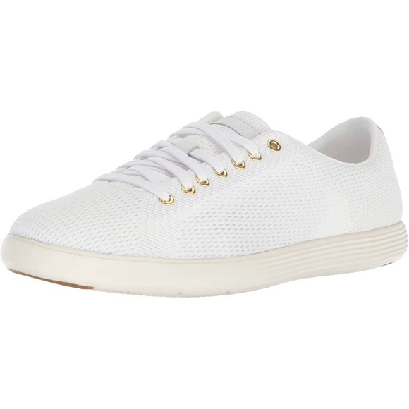 Cole Haan Shoes | Cole Haan Grand Crosscourt Knit Sneaker | Color: Gold/White | Size: 9.5 | Pm-10352601's Closet